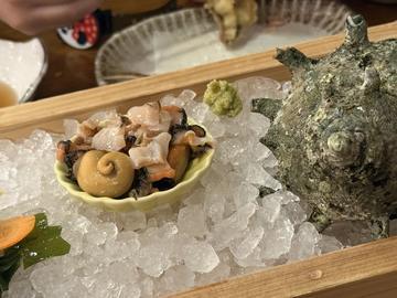 サザエのお刺身🐚