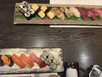 おいしいお寿司も食べて元気元気🩵😊